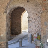 Castle of Montefegatesi, entrance