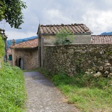 Castle of Pescaglia, village