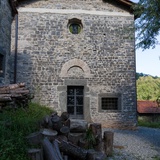 Hermitage of Valbona, detail of the facade